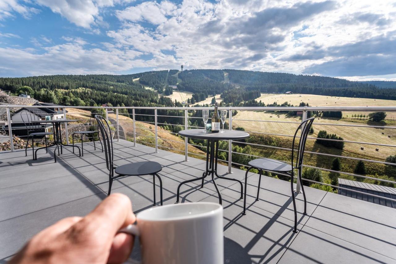 Wellness Villa Klinovec Views Loučná pod Klínovcem エクステリア 写真